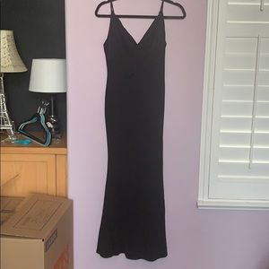 Long black dress